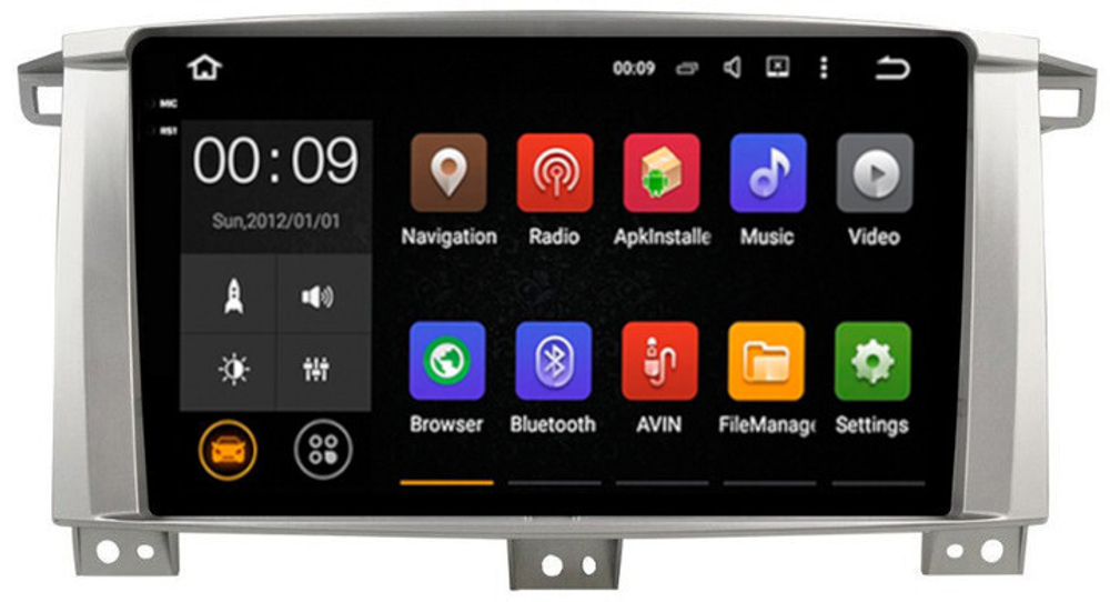 Магнитола для Toyota Land Cruiser 105 1998-2007 - AIROC 2K RX-1121 Android 13, QLed+2K,  ТОП процессор, 8/128, CarPlay, SIM-слот