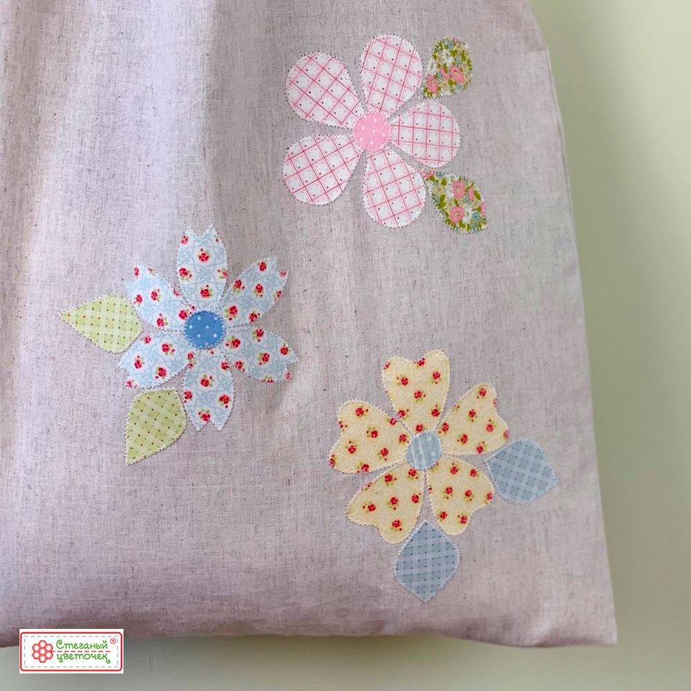 Шаблон для стежки  и аппликации "Лепесточки-2" (арт. T53)