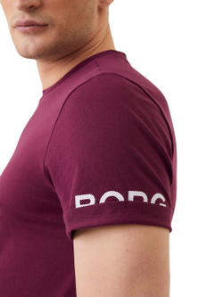 Мужская теннисная футболка Björn Borg Breeze T-Shirt - grape wine