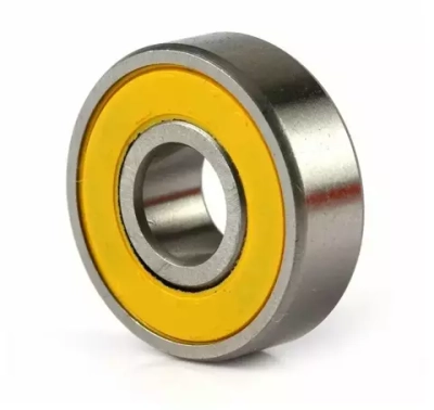 Подшипник ABEC-5 для колеса самоката, жёлтый сальник. 608-2RS-5X11-ELD