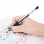 Ручка гелевая с грипом BRAUBERG "EXTRA GT GLD", ЧЕРНАЯ, стандартный узел 0,5 мм, линия 0,35 мм, 143919