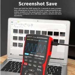 Цифровой мультиметр ZOYI ZT-703S двухканальный 50 МГц*2 /250 МС/с переменного/постоянного напряжения тока Ом частоты диодов сопротивления емкости