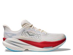 Мужские беговые кроссовки Hoka Mach X 3 M кремово-красные