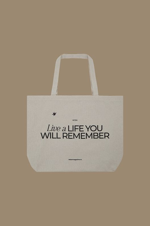 Шопер Live a life / Veter