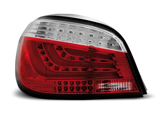 Задние фонари BMW E60 07-10 red white led bar