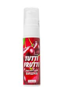 Гель-смазка Tutti-Frutti с вишнёвым вкусом - 30 гр.