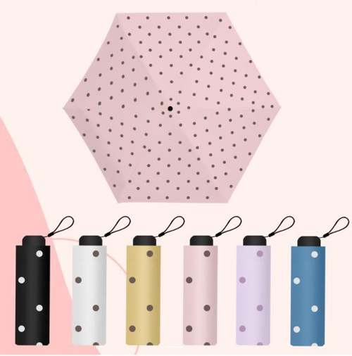 Классический зонт в горошек