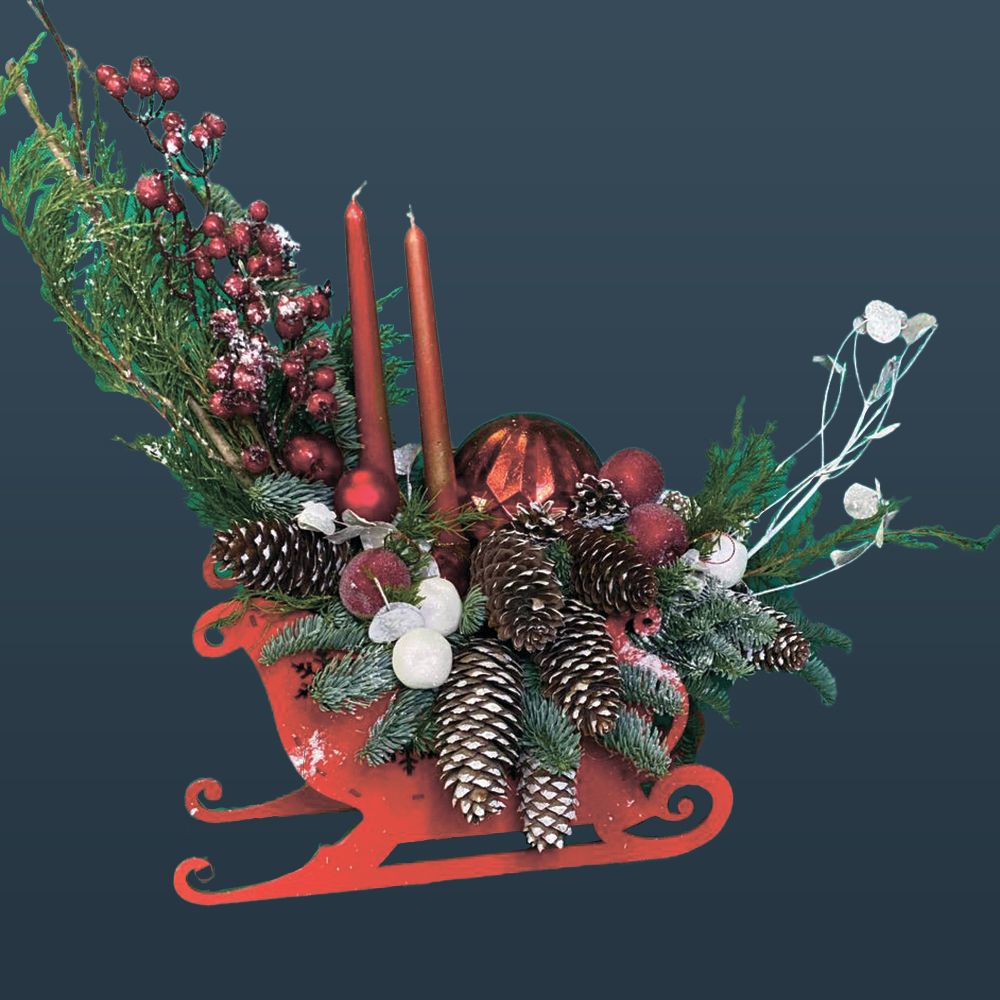 Сани снеговика