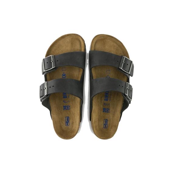 Мягкая стелька Birkenstock Arizona для ног Слипоны Черный Унисекс