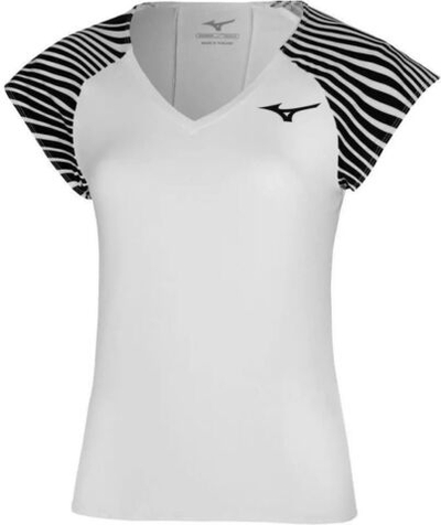 Женская теннисная футболка Mizuno Printed Tee - white