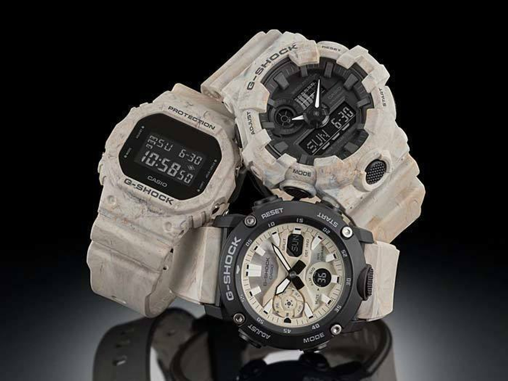 Японские наручные часы Casio G-SHOCK DW-5600WM-5ER с хронографом