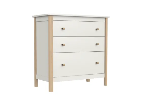 Комод Ellipse Classic 3 ящика Молочный