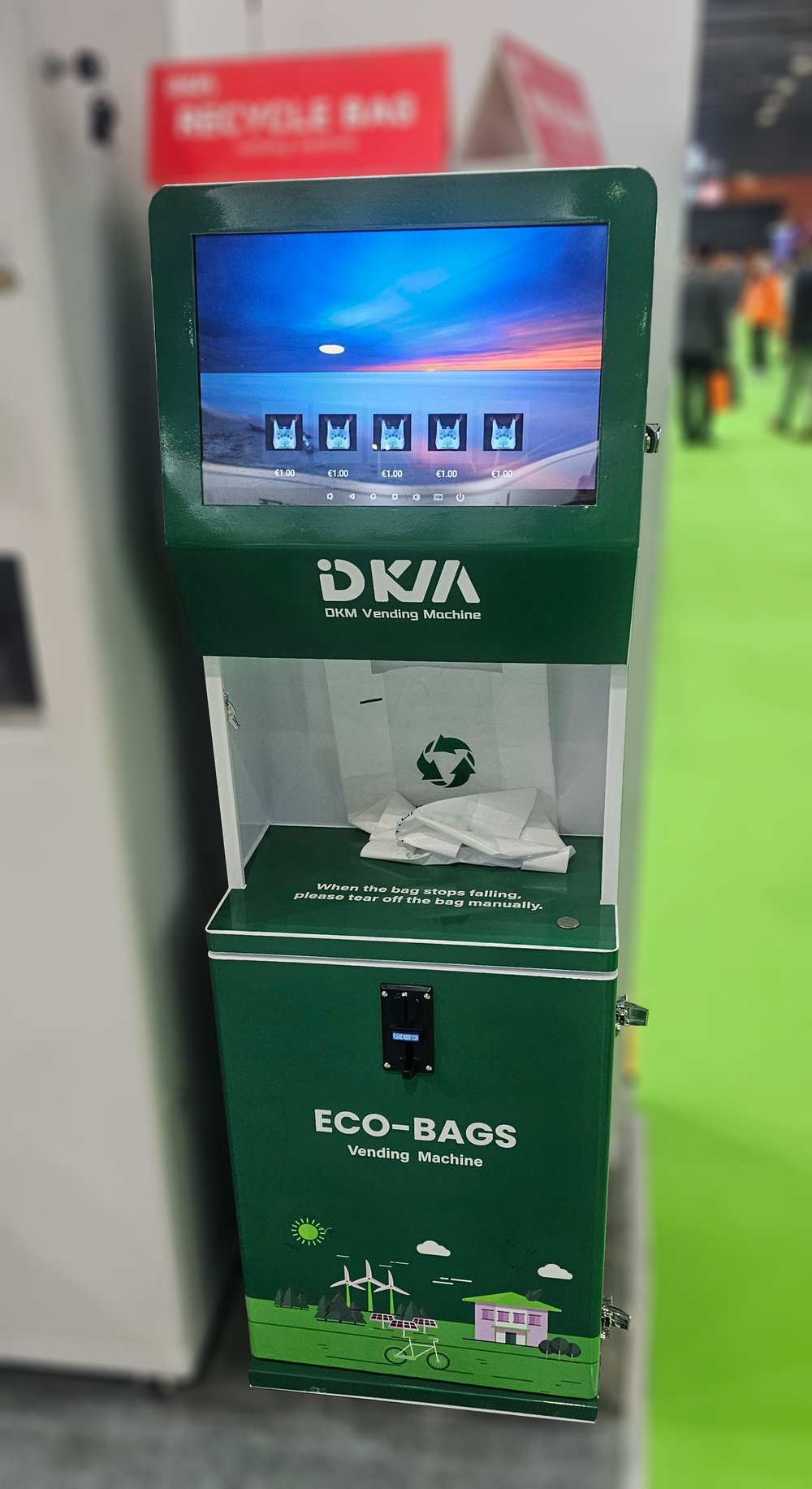 Вендинговый автомат для продажи пакетов