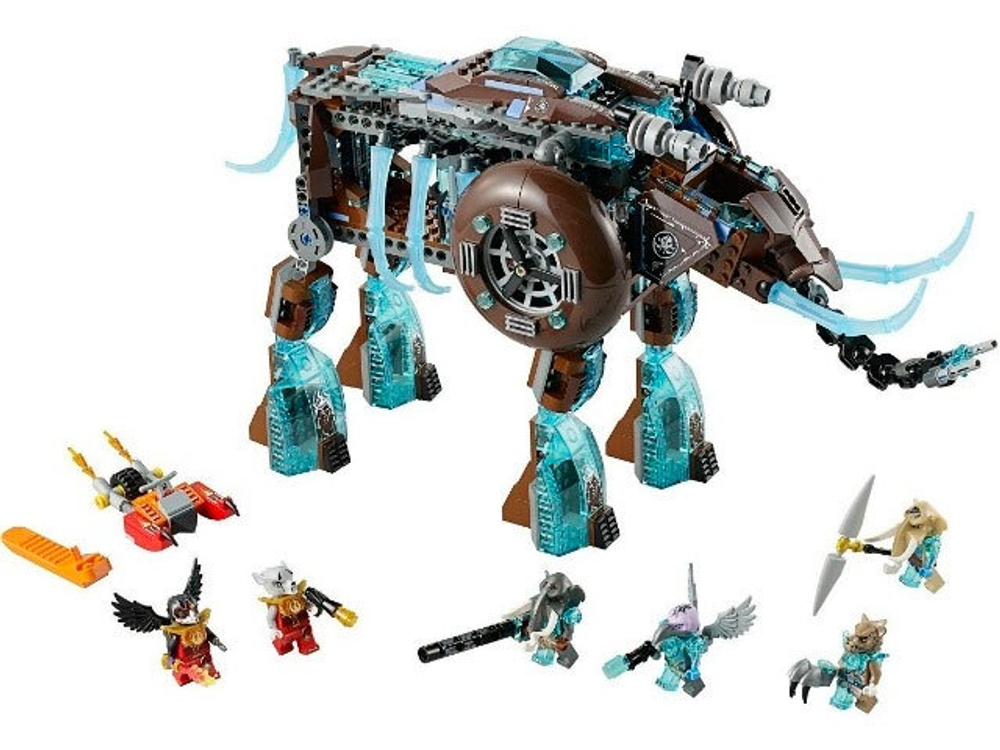 LEGO Chima: Ледяной мамонт-штурмовик Маулы 70145 — Maula's Ice Mammoth Stomper — Лего Чима