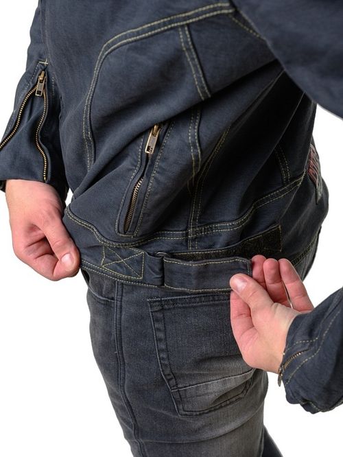 Ghost / Slim fit Cordura Denim стрейч / Серый