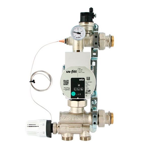 Группа насосно-смесительная Uni-Fitt SOLOMIX 1, без насоса купить в Москве и Московской области по низкой цене с доставкой по России — (5) Группа насосно-смесительная Uni-Fitt SOLOMIX 1, без насоса — (5)