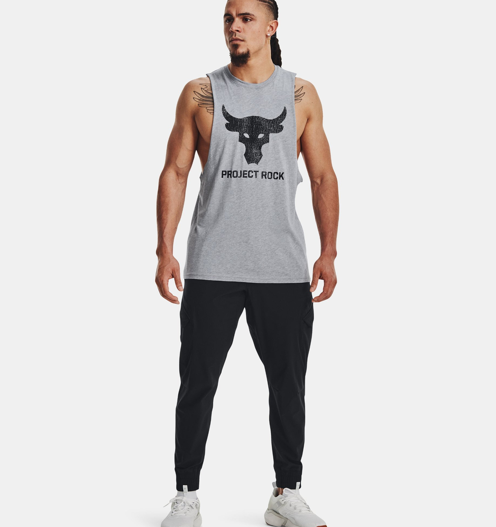 Майка Мужская Under Armour UA PJT ROCK BRAHMA BULL TANK-GRY