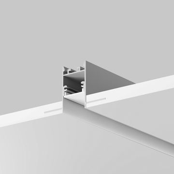 Алюминиевый профиль встраиваемый скрытого монтажа 2м 65x42 ALM-6542-S-2M 636012 серебро Maytoni