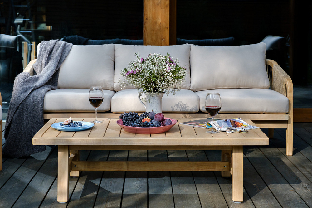 Диван из акации RIMINI 3-х местный