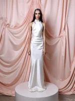 Платье комбинация, Молочное