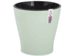 Горшок цветочный Лея 5л двойной с автополивом, светло-зеленый