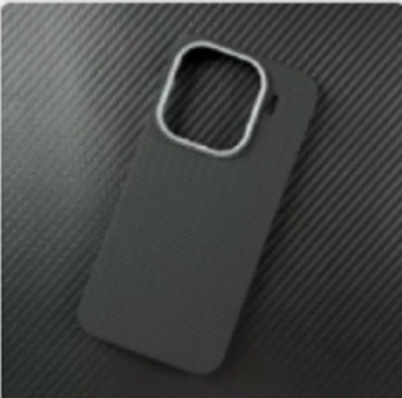 Карбоновый чехол для Oneplus 15 с MagSafe черная сетка (Black)