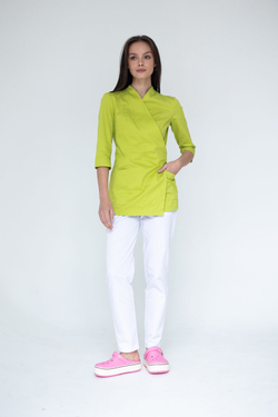 Блуза женская м288 Toray стретч лайм0933
