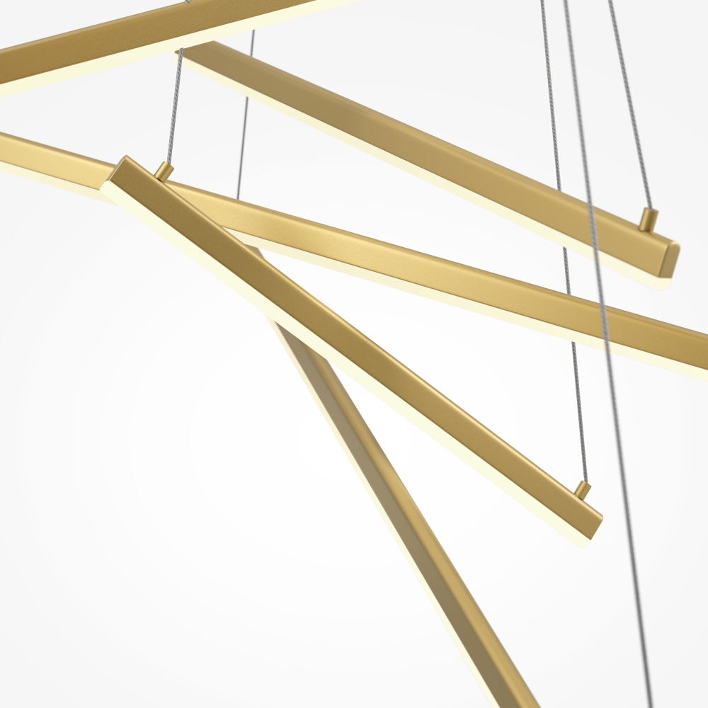 Подвесная светодиодная люстра Maytoni Line MOD016PL-L96GK