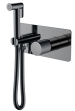 Смеситель гигиенический STICK Shine Gun Metal c ручкой TOUCH