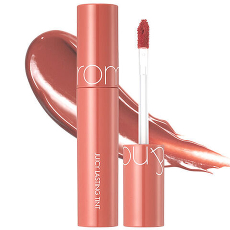 Сочный стойкий глянцевый тинт для губ Rom&Nd Juicy Lasting Tint #10 Nudy Peanut, 5.5гр