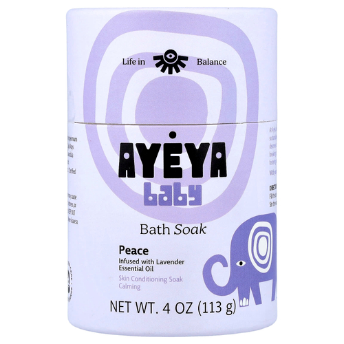 Ayeya, детская добавка для ванны, лаванда, 113 г (4 унции)