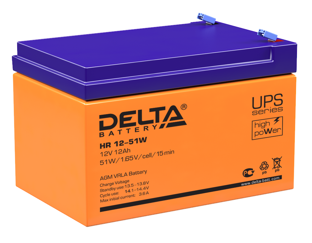 Батарея  Delta HR 12-51 W