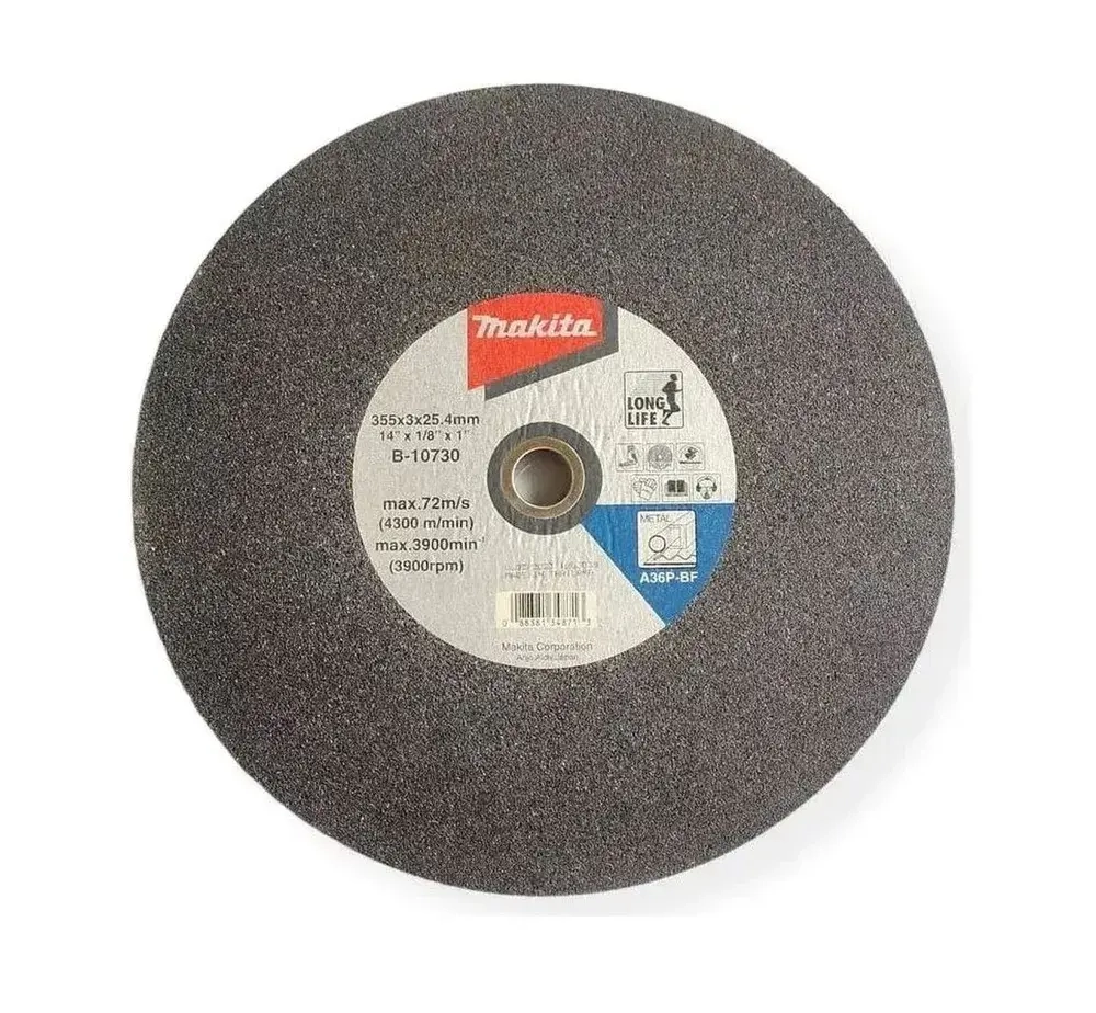 Абразивный отрезной диск для стали Makita B-10730 355х3х25,4мм A36P (5 штук)