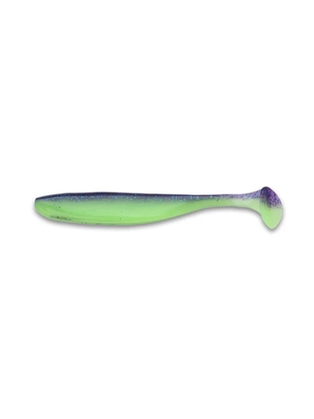 Приманка силиконовая Keitech Easy Shiner 4" PAL #01 Chartreuse Red Flake, 3 упаковки по 7 штук