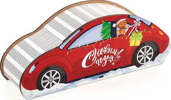 Упаковка из ХДФ Машинка (дерево) – Премиум 1000 г.