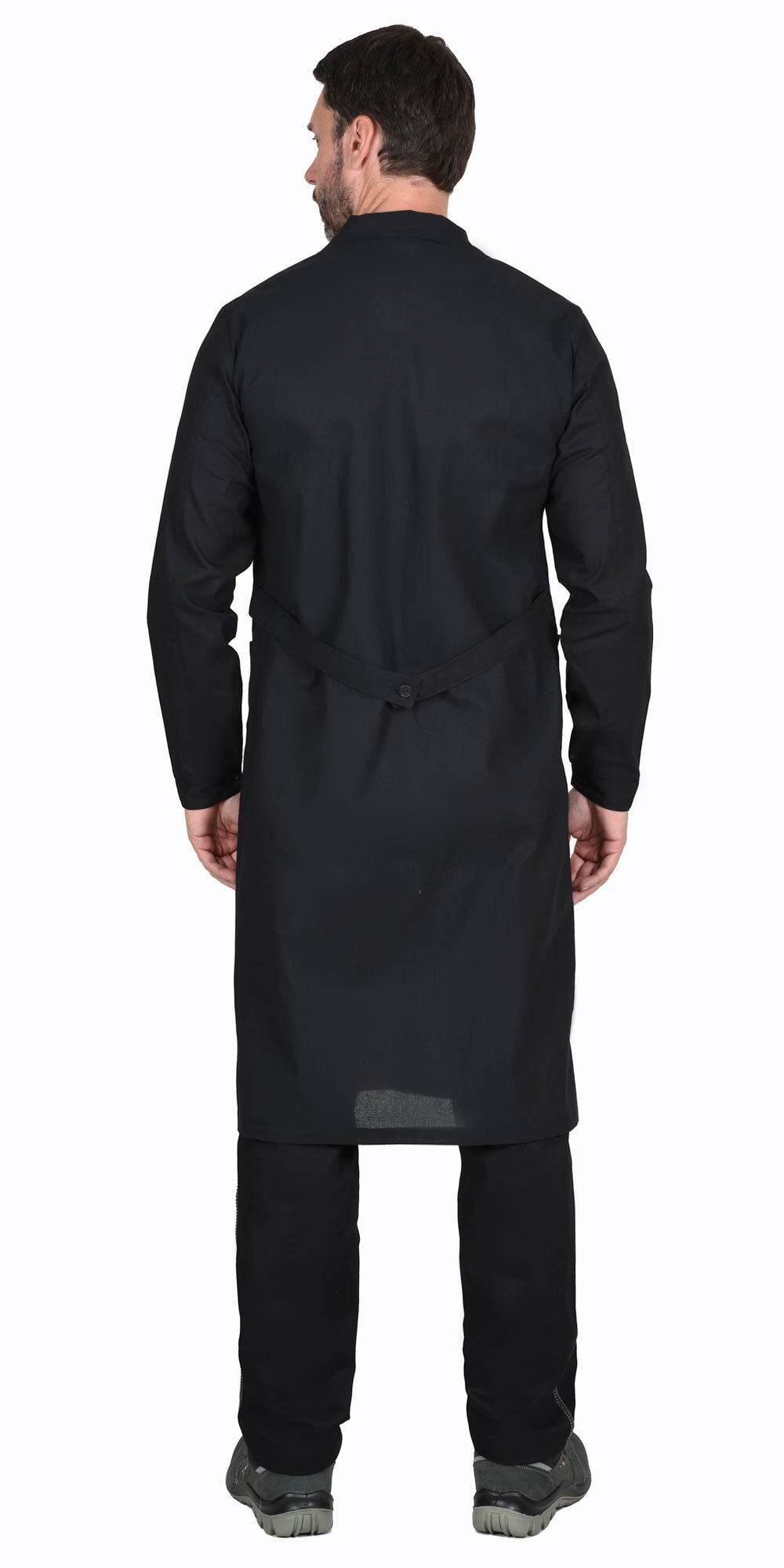 Халат х/б бязь, мужской тёмный