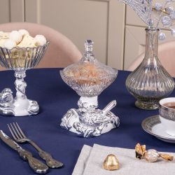 Сахарница-конфетница Белла Белая