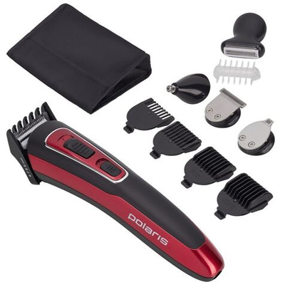 Машинка для стрижки Polaris PHC-3019RC Retro  черно-красный