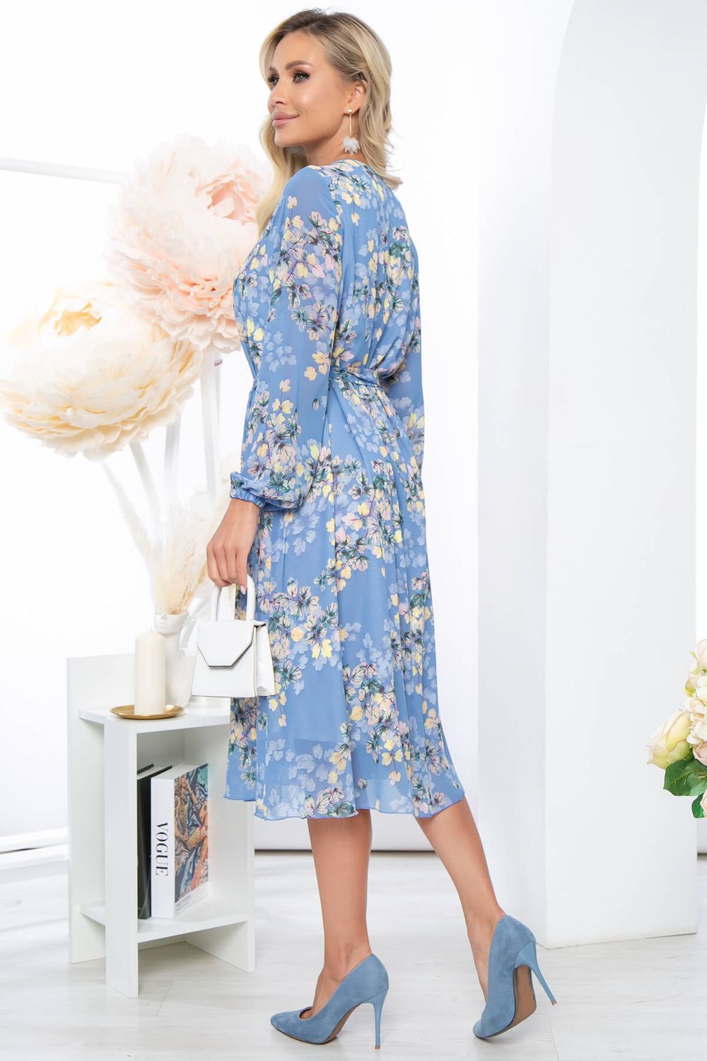 Платье "Волшебная история" (голубое) П5204 LT Collection