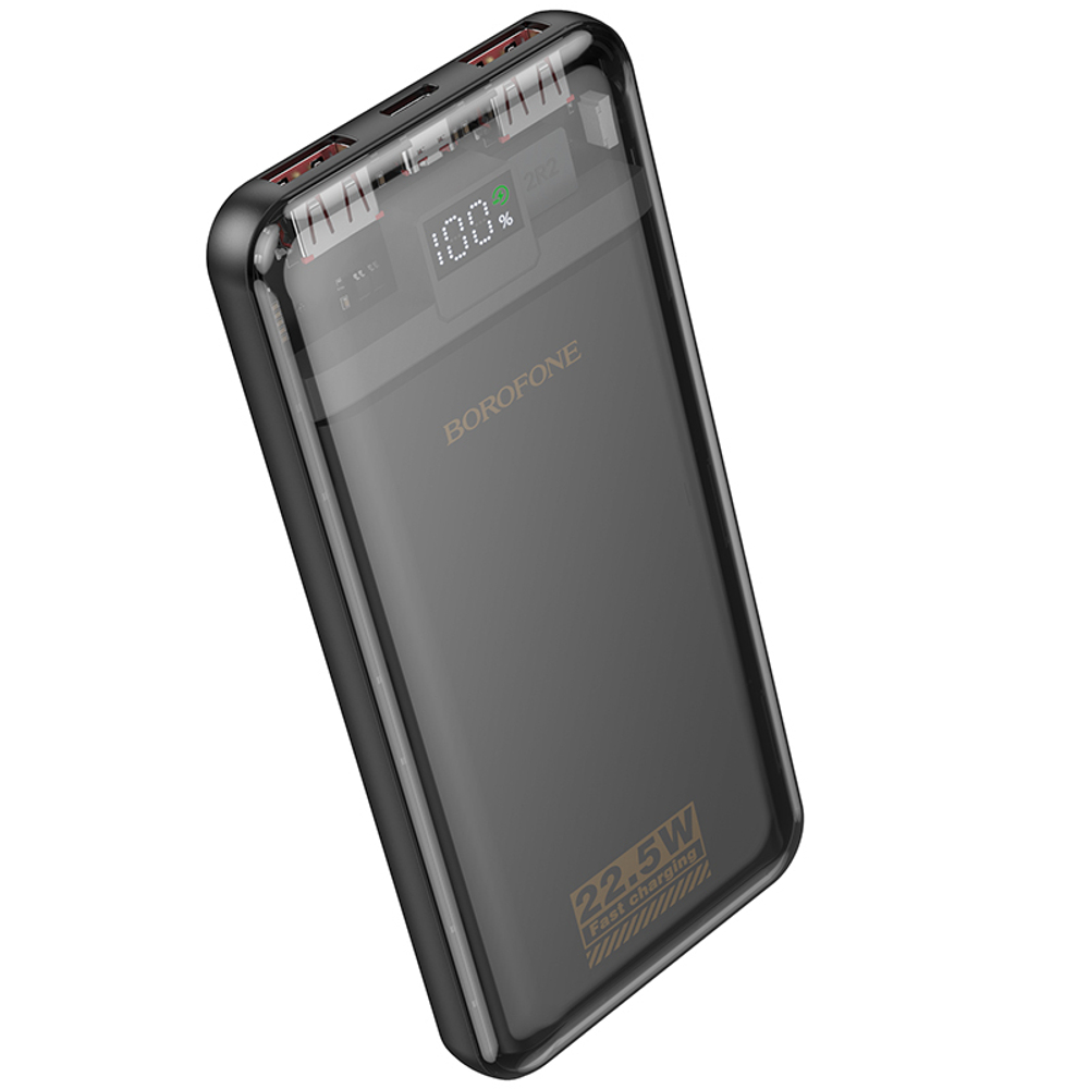 Портативный аккумулятор BOROFONE BJ52 10000 mAh 22.5W+ PD 20W (черный)