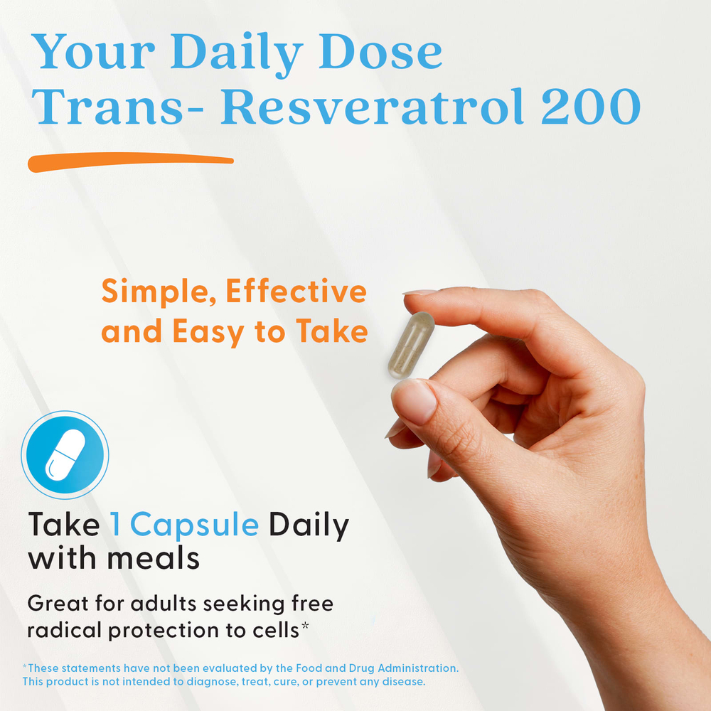 Doctor's Best, транс-ресвератрол 200 с Resvinol, 200 мг, 60 вегетарианских капсул