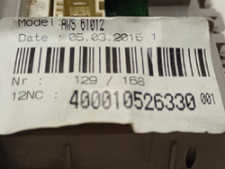 AWS61012 кт61 Электронный модуль для стиральной машины Whirlpool W10438439 б/у