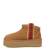 ULTRA MINI BRAID PLATFORM-chestnut