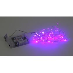 ENIN -5NP ЭРА Гирлянда LED Нить 5 м сиреневый свет, АА | Гирлянды