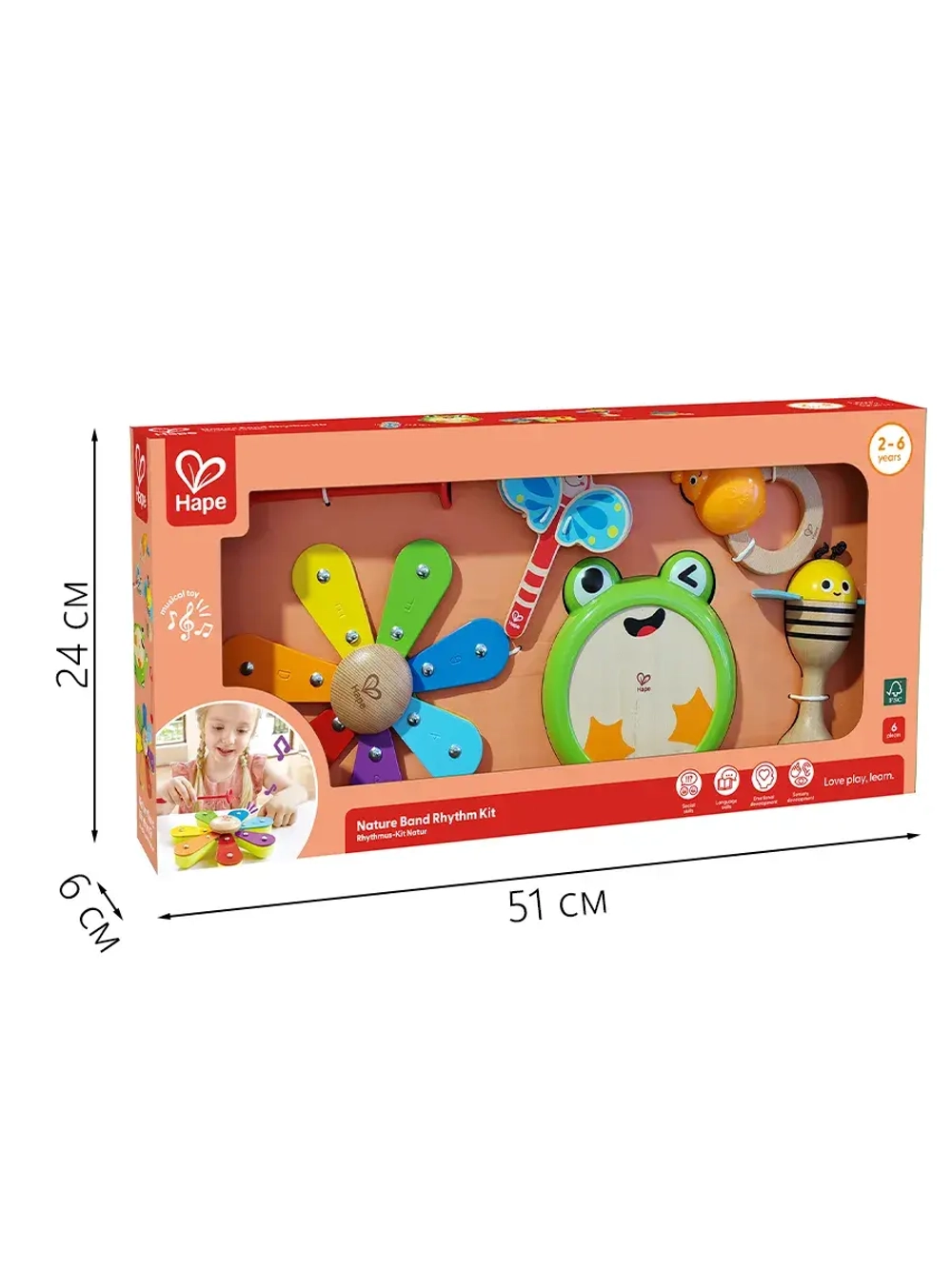 Детский игровой набор Мои первые музыкальные инструменты