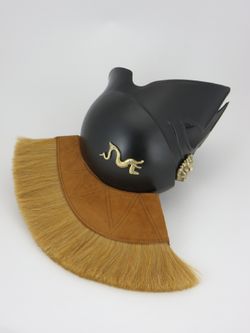 Nautical Шлем троянский "Ахиллес" со светлым плюмажем