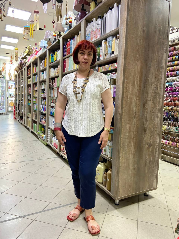 Блузка GANG с вышивкой и кружевом на пуговицах Хлопок 100%