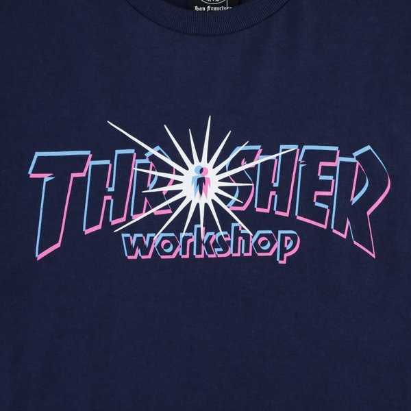 Футболка Thrasher X AWS - Nova (navy) артикул: - купить в магазине Дайс