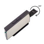 Часы зеркальные с проекцией VST-896 черный корпус