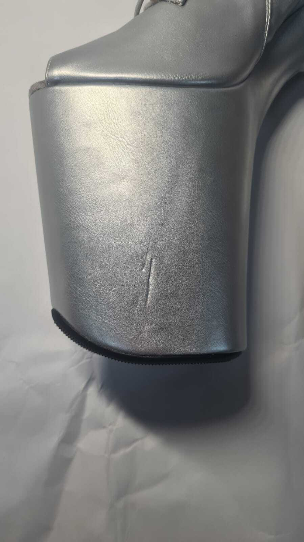 KIKO. Ботильоны четверки. PU. Открытые - SHDB-015-4-PU-sil-sale39_017